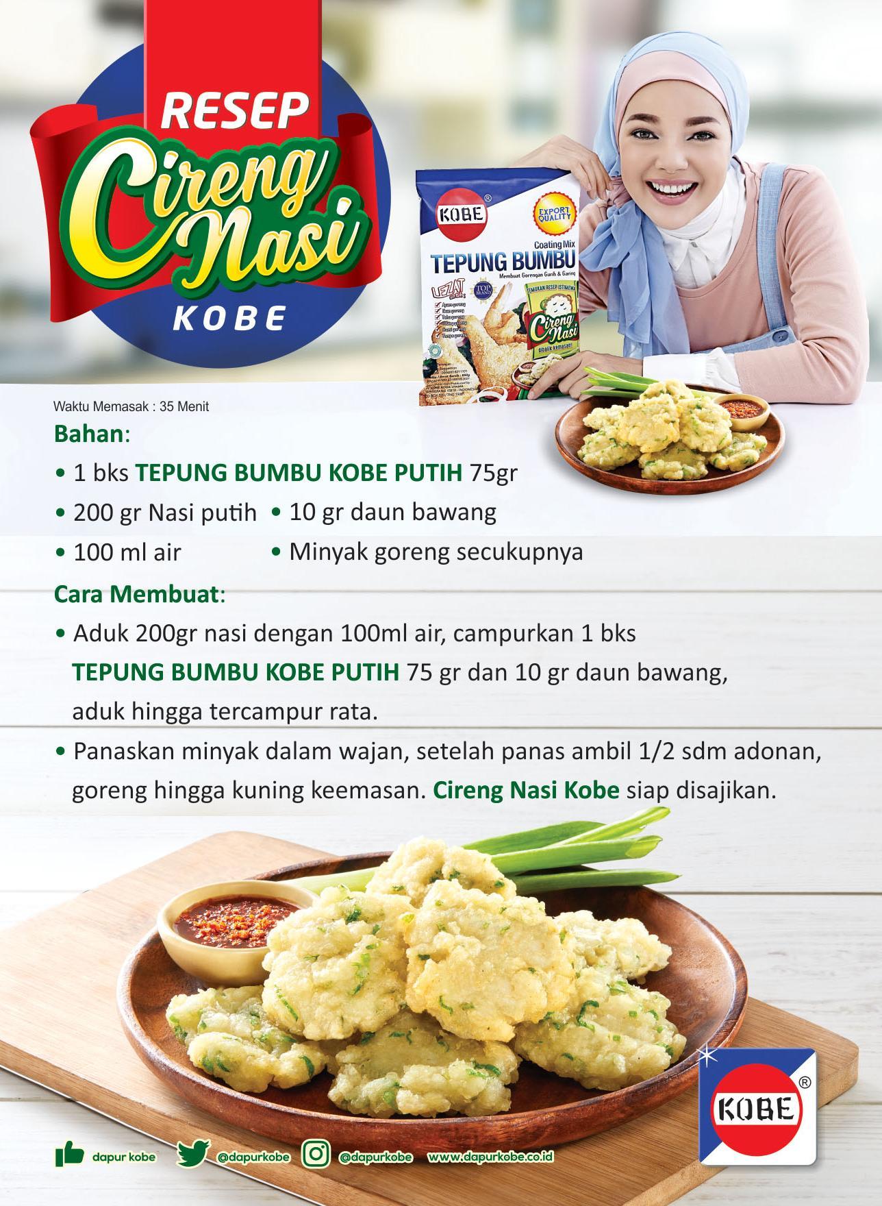 Tepung Bumbu KOBE Bumbu Putih Bikin Masak Lebih Gampang!